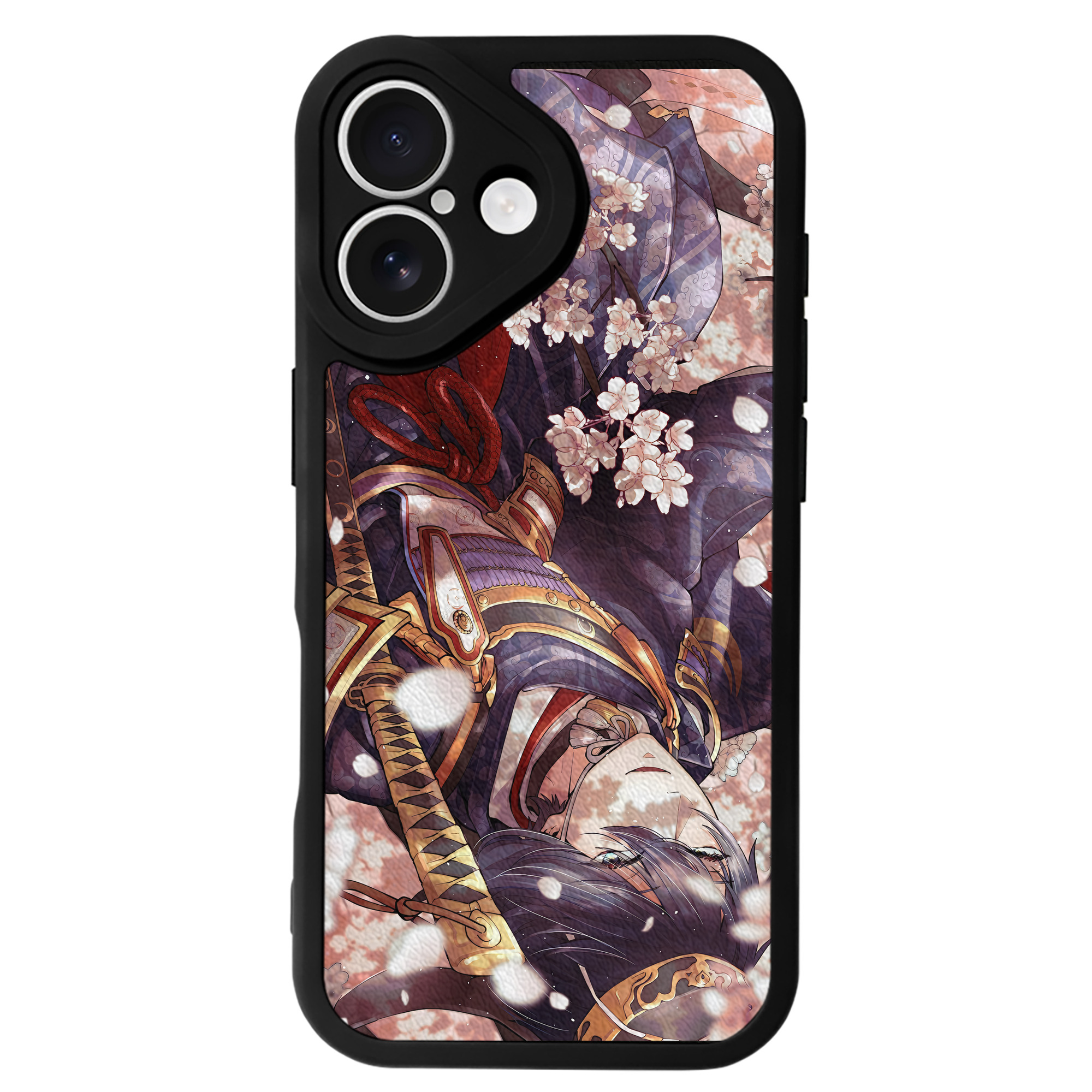 （画像用） 刀剣乱舞 Touken Ranbu 【iPhone 16シリーズ対応】シリコンスマホケース（レザー調） 材質：シリコン